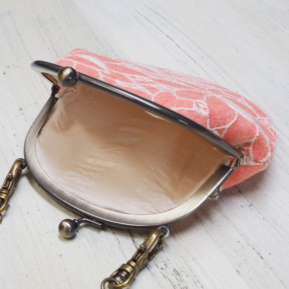 poussette Gamaguchi 3.3 sun “Flower lace salmon pink” with chain[g33130001k] 