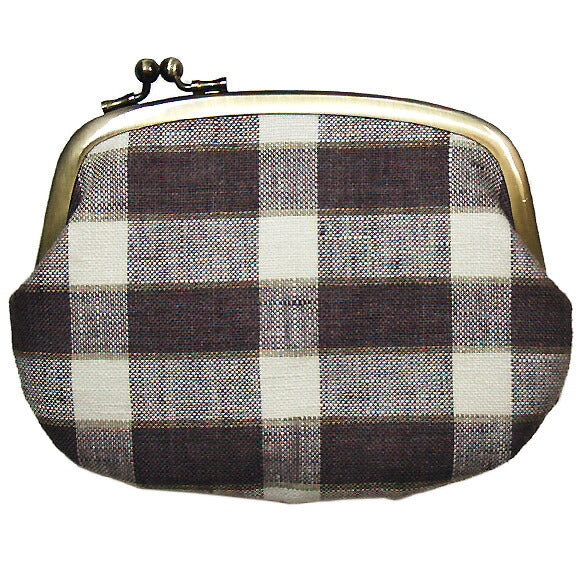 poussette Gamaguchi 4.5 inch “Rectangle Check Mulberry” [g45090011] 