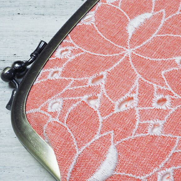 poussette Gamaguchi 4.5 inch “Flower lace salmon pink” [g45130001] 