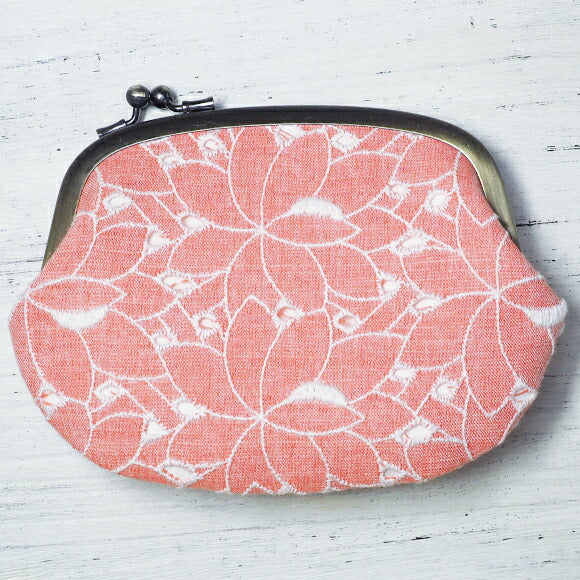 poussette Gamaguchi 4.5 inch “Flower lace salmon pink” [g45130001] 