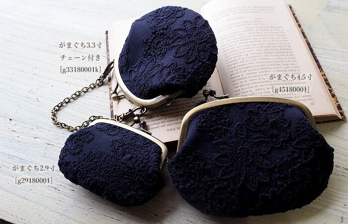 poussette Gamaguchi 2.9 inch “Flower loan over lace” Floral loan over lace [g29180001] 