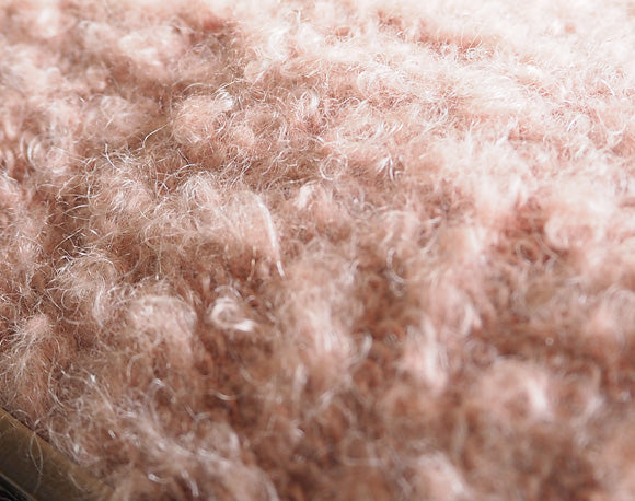 poussette Gamaguchi bag 6.8 inch “Wool loop” Misty Rose [g68150004] 