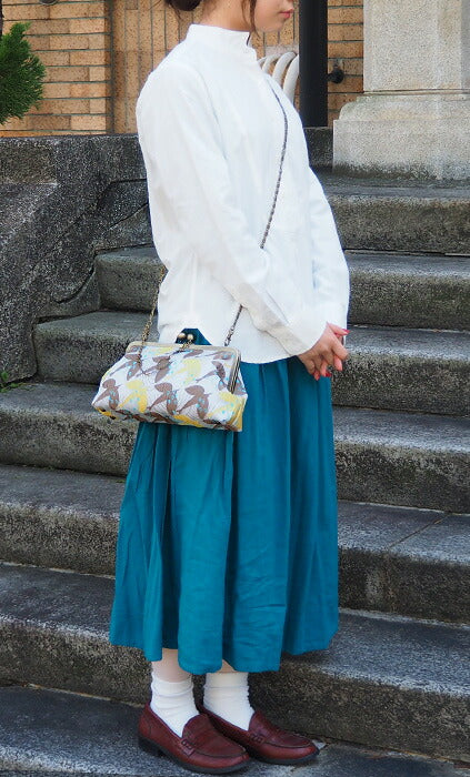 poussette Gamaguchi bag 8.0 inch with gusset “In The Rain” [g80150002] 