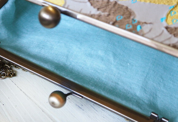 poussette Gamaguchi bag 8.0 inch with gusset “In The Rain” [g80150002] 