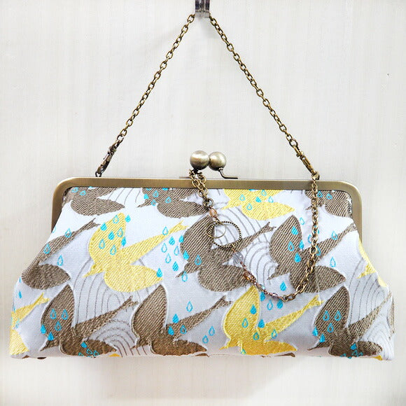 poussette Gamaguchi bag 8.0 inch with gusset “In The Rain” [g80150002] 