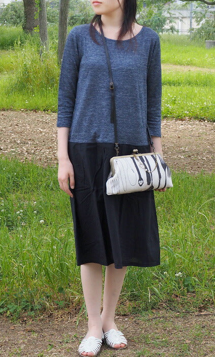 poussette Gamaguchi bag 8.0 inch with gusset “couvert” [g80150003] 