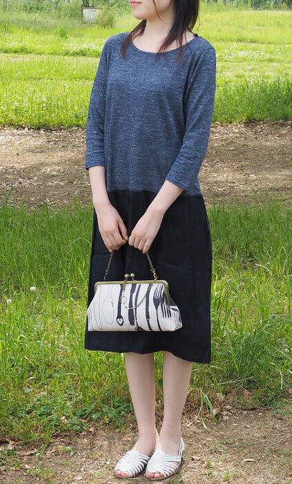 poussette Gamaguchi bag 8.0 inch with gusset “couvert” [g80150003] 