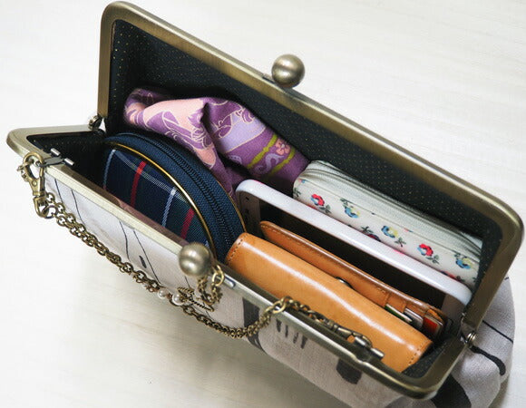 poussette Gamaguchi bag 8.0 inch with gusset “couvert” [g80150003] 