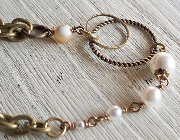 poussette Gamaguchi bag 8.0 inch with gusset “Wool loop” Misty Rose [g80150004] 