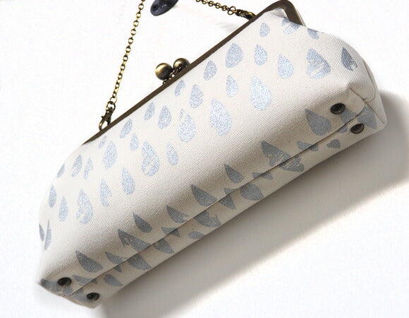 poussette Gamaguchi bag 8.0 inch with gusset “Shizuku” [g80160002] 