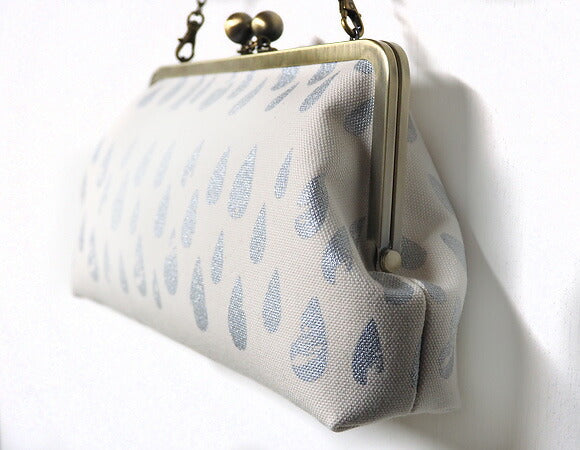 poussette Gamaguchi bag 8.0 inch with gusset “Shizuku” [g80160002] 