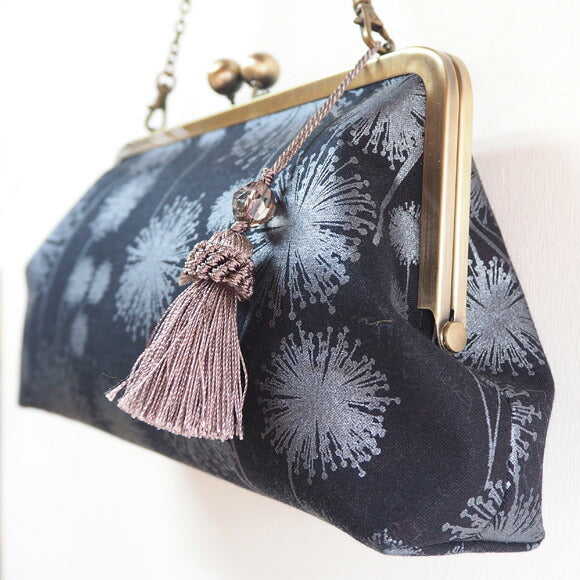 poussette Gamaguchi bag 8.0 inch with gusset “Dandelion Shadow” [g80170002] 