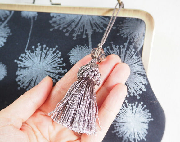 poussette Gamaguchi bag 8.0 inch with gusset “Dandelion Shadow” [g80170002] 