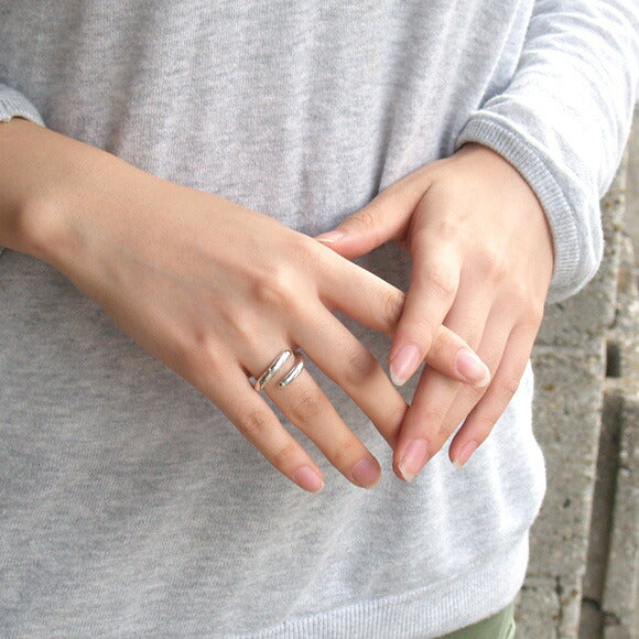 naturama(ナチュラマ) 銀のひねりリング シルバー[GG03]