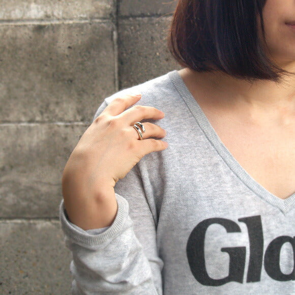 naturama(ナチュラマ) 銀のひねりリング シルバー[GG03]