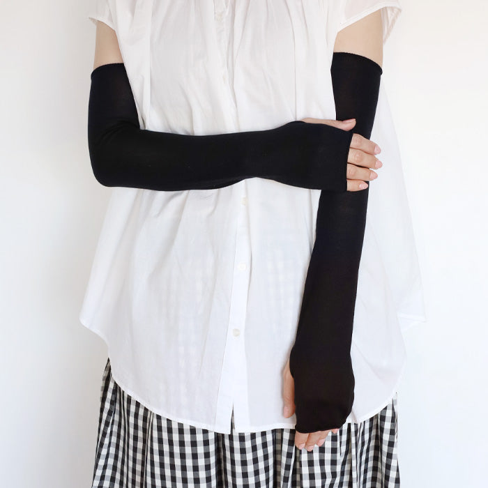 hasegawa（ハセガワ）長谷川商店 たっぷりシルクのUVカット アームカバー レディース [GL1135]
