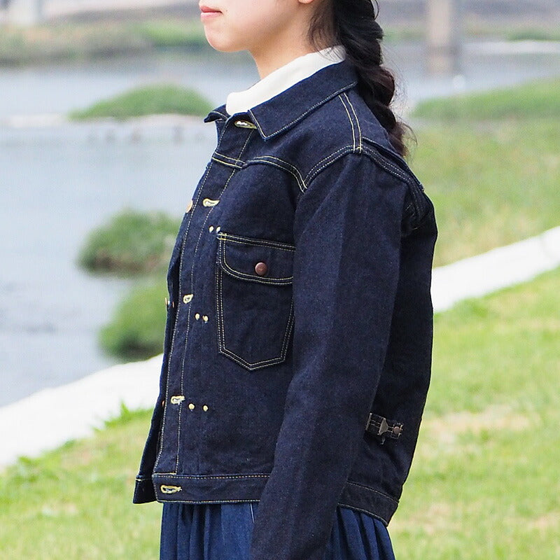 graphzero(グラフゼロ) 16オンス 左綾 ラングラータイプ111MJ デニムジャケット レディース [GZ-111MJ-L-OW-LADIES]