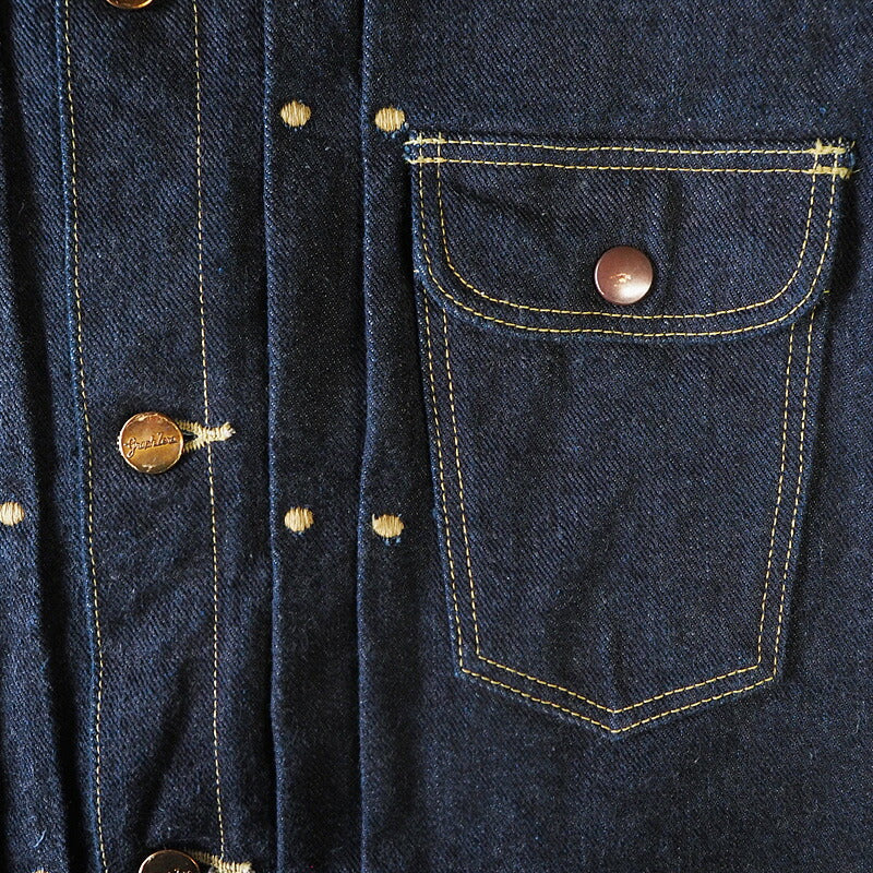 graphzero(グラフゼロ) 16オンス 左綾 ラングラータイプ111MJ デニムジャケット レディース [GZ-111MJ-L-OW-LADIES]