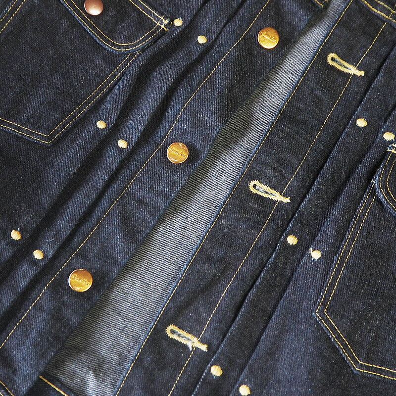 graphzero(グラフゼロ) 16オンス 左綾 ラングラータイプ111MJ デニムジャケット レディース [GZ-111MJ-L-OW-LADIES]