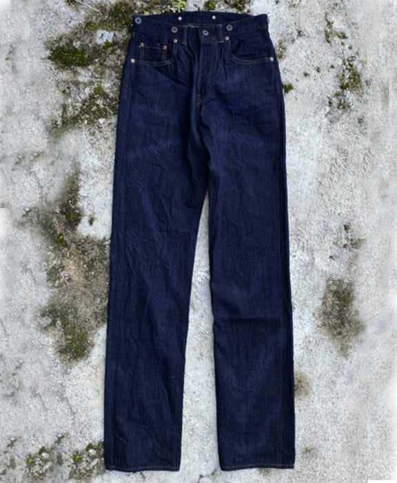 graphzero 13oz Loose Straight Jeans Dark Indigo Men's Women's Unisex [GZ-13LST-C01-DID]