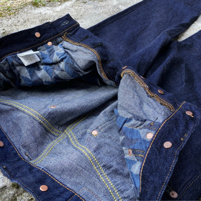 graphzero 13oz Loose Straight Jeans Dark Indigo Men's Women's Unisex [GZ-13LST-C01-DID]