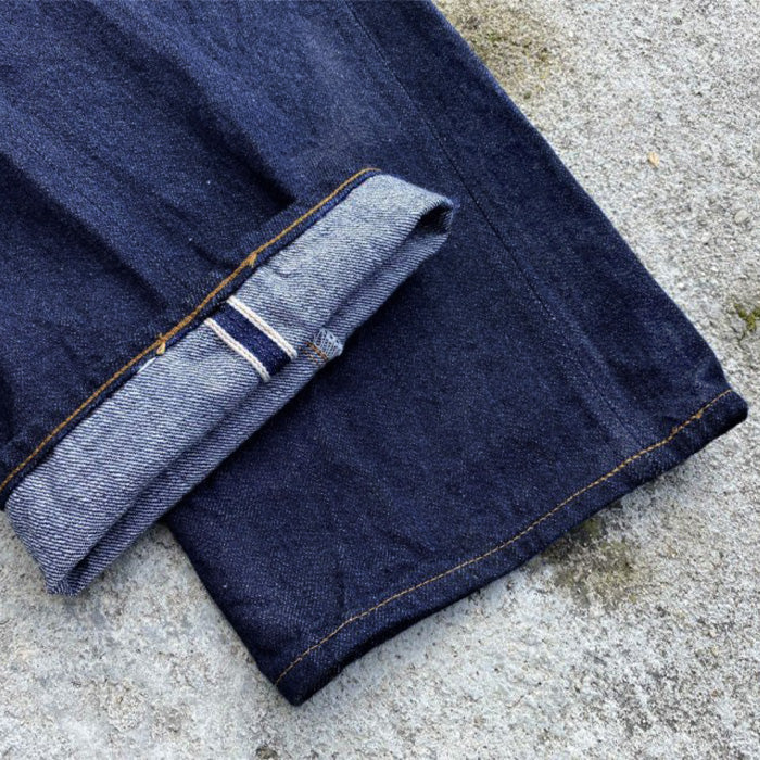 graphzero 13oz Loose Straight Jeans Dark Indigo Men's Women's Unisex [GZ-13LST-C01-DID]