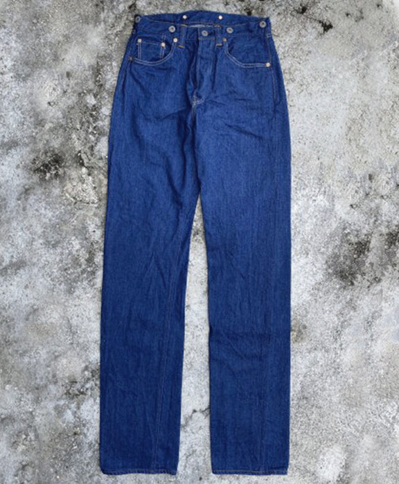 graphzero 13oz Loose Straight Jeans Light Indigo Men's Women's Unisex [GZ-13LST-C01-LID]