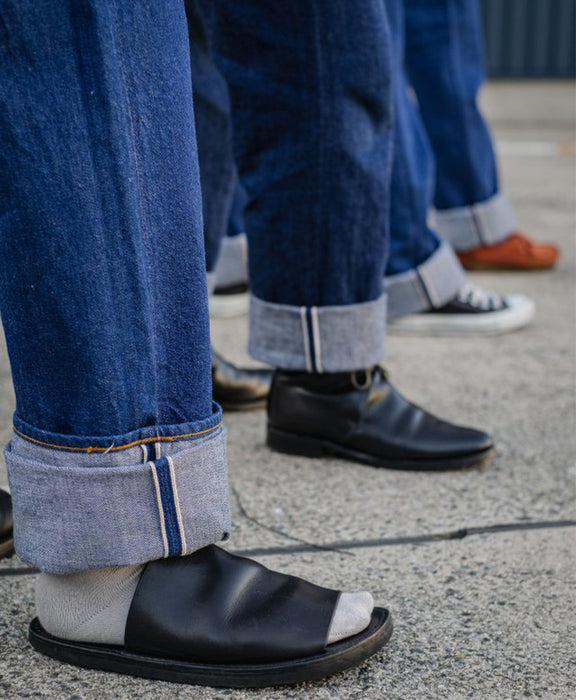 graphzero 13oz Loose Straight Jeans Light Indigo Men's Women's Unisex [GZ-13LST-C01-LID]