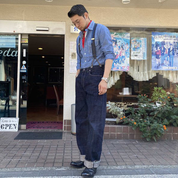 【限定100本】graphzero（グラフゼロ）15oz ヘリテージ ジーンズ ダークインディゴ メンズ レディース 男女兼用 [GZ-15HRJ-0410]