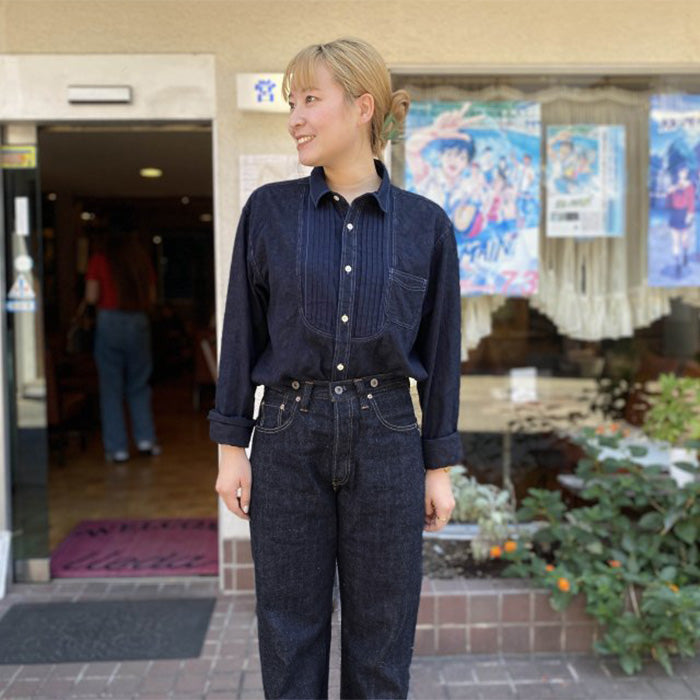 【限定100本】graphzero（グラフゼロ）15oz ヘリテージ ジーンズ ダークインディゴ メンズ レディース 男女兼用 [GZ-15HRJ-0410]