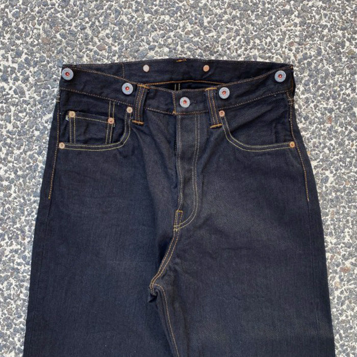 [Limited to 100] graphzero 16.5oz Selvage Denim Black Heritage Jeans Men's Ladies Unisex [GZ-15HRJ-0502-BK]