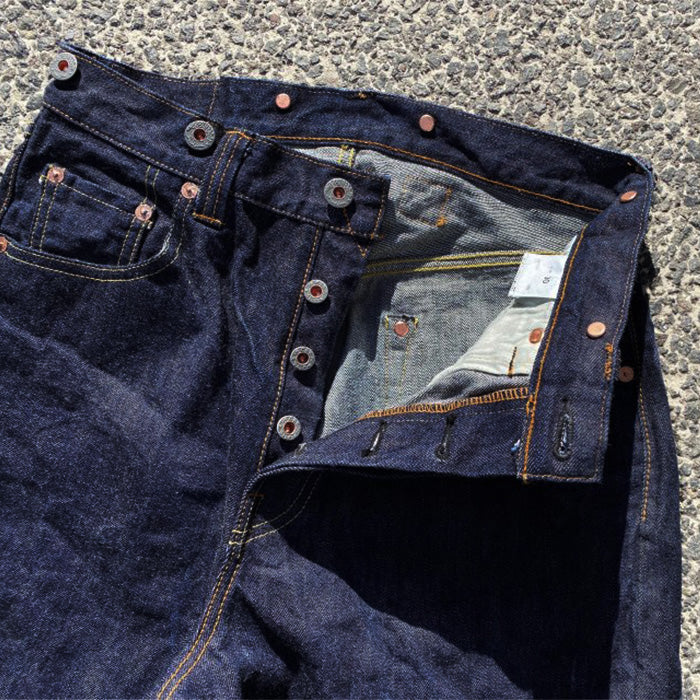 [限量 100 件]graphzero 15oz Heritage Jeans Dark Indigo 男式女式中性 [GZ-15HRJ-0410]