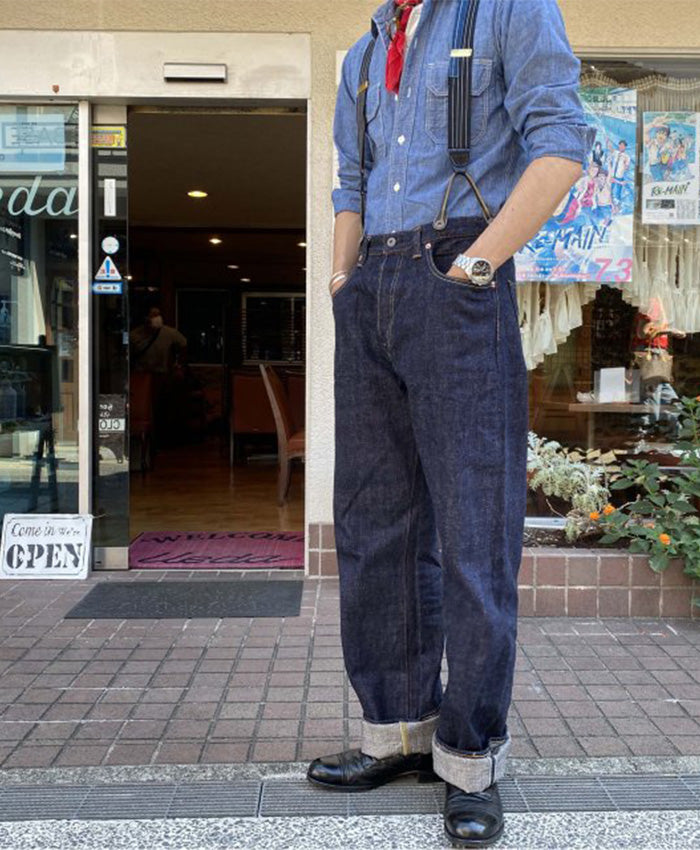 【限定100本】graphzero（グラフゼロ）15oz ヘリテージジーンズ 赤耳 インディゴ メンズ レディース 男女兼用 [GZ-15HRJ-0502]