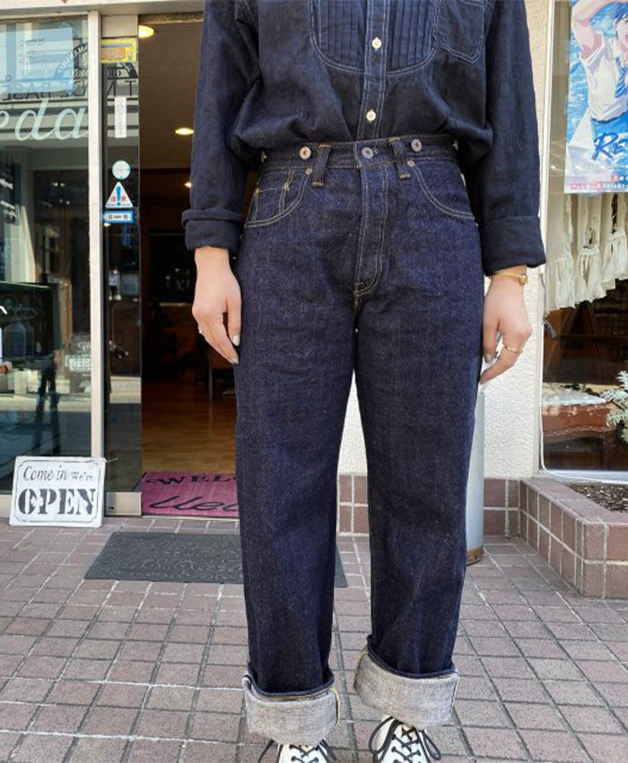 【限定100本】graphzero（グラフゼロ）15oz ヘリテージジーンズ 赤耳 インディゴ メンズ レディース 男女兼用 [GZ-15HRJ-0502]