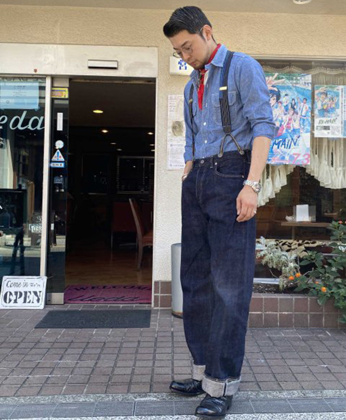 【限定100本】graphzero（グラフゼロ）15oz ヘリテージジーンズ 赤耳 インディゴ メンズ レディース 男女兼用 [GZ-15HRJ-0502]