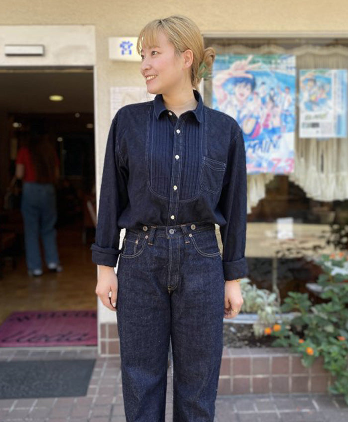 【限定100本】graphzero（グラフゼロ）15oz ヘリテージジーンズ 赤耳 インディゴ メンズ レディース 男女兼用 [GZ-15HRJ-0502]