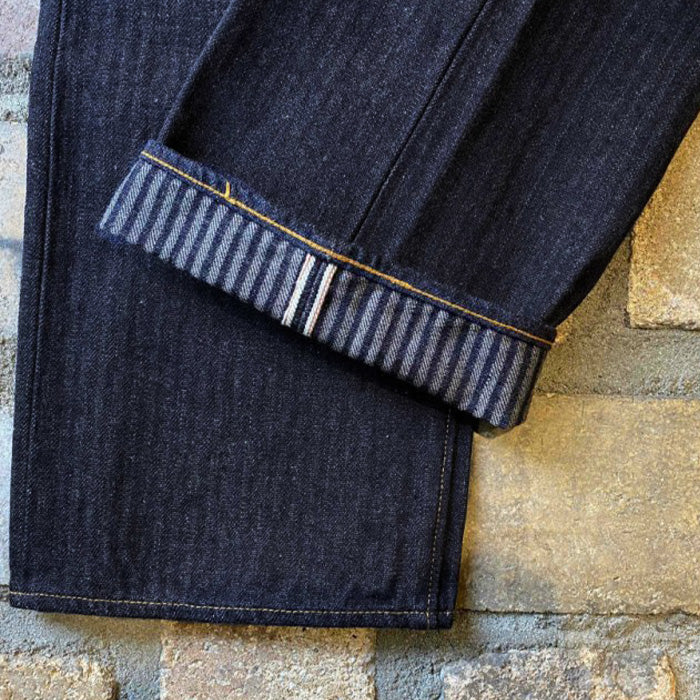 graphzero (graph zero) 16oz hickory loose straight jeans one wash