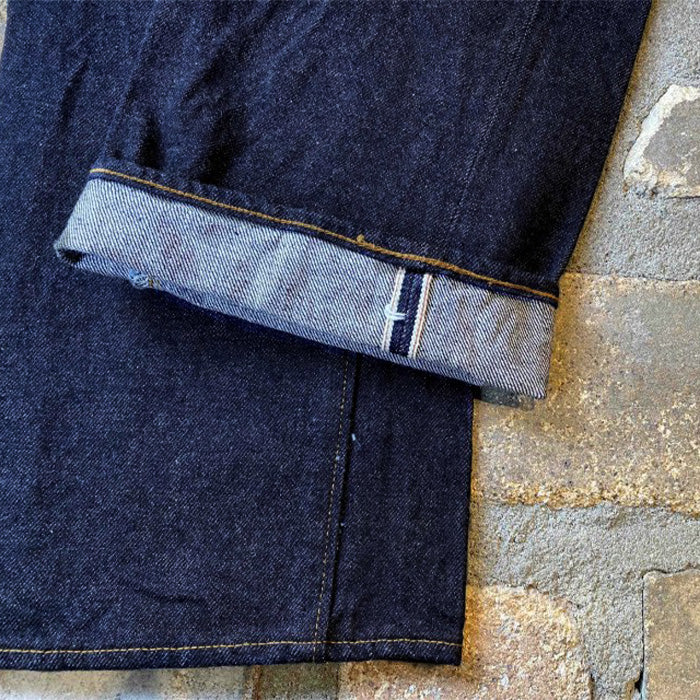 graphzero（グラフゼロ）16oz 右綾 ルーズストレートジーンズ ワンウォッシュ メンズ レディース 男女兼用 [GZ-16LST-03-R-OW]