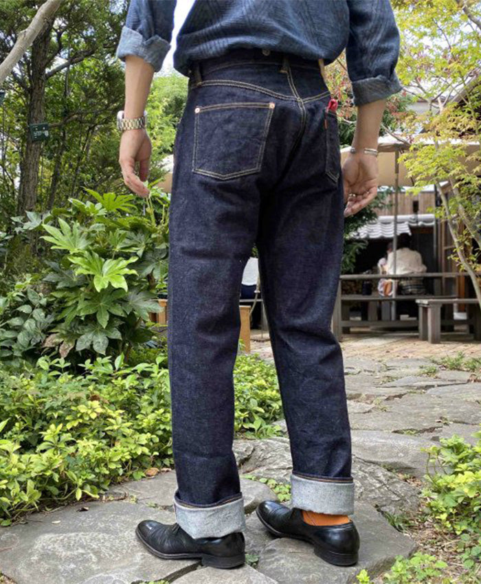 graphzero（グラフゼロ）16oz 右綾 ルーズストレートジーンズ ワンウォッシュ メンズ レディース 男女兼用 [GZ-16LST-03-R-OW]