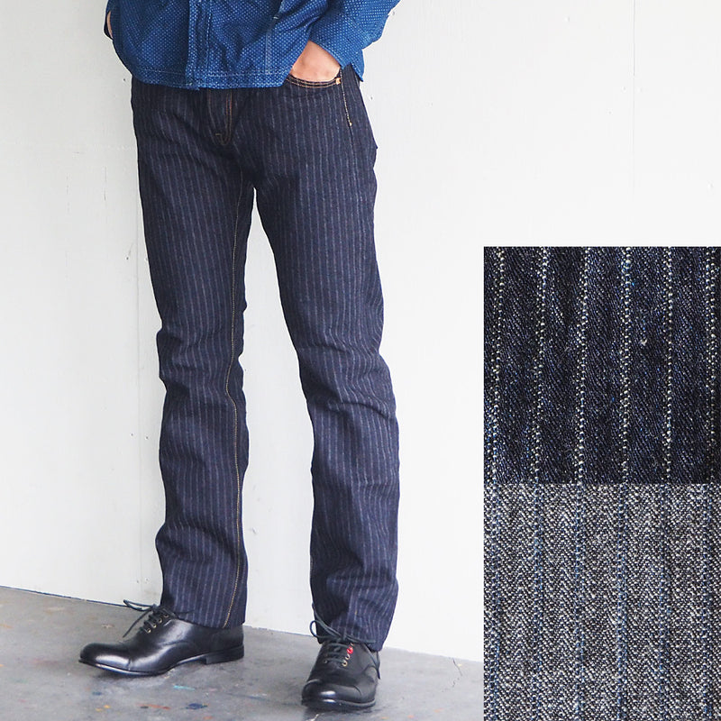 graphzero（グラフゼロ） 16オンスセルビッチ 針抜きヘリンボン スリムジーンズ ワンウォッシュ メンズ [GZ-16SL-02-HHB]