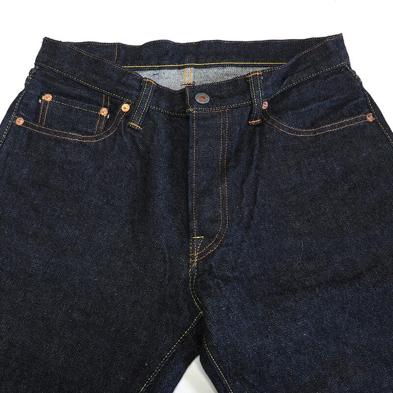 graphzero（グラフゼロ） 16オンスセルビッチ 右綾ボタンフライ ストレートジーンズ ワンウォッシュ [GZ-16ST-01-BT-R]