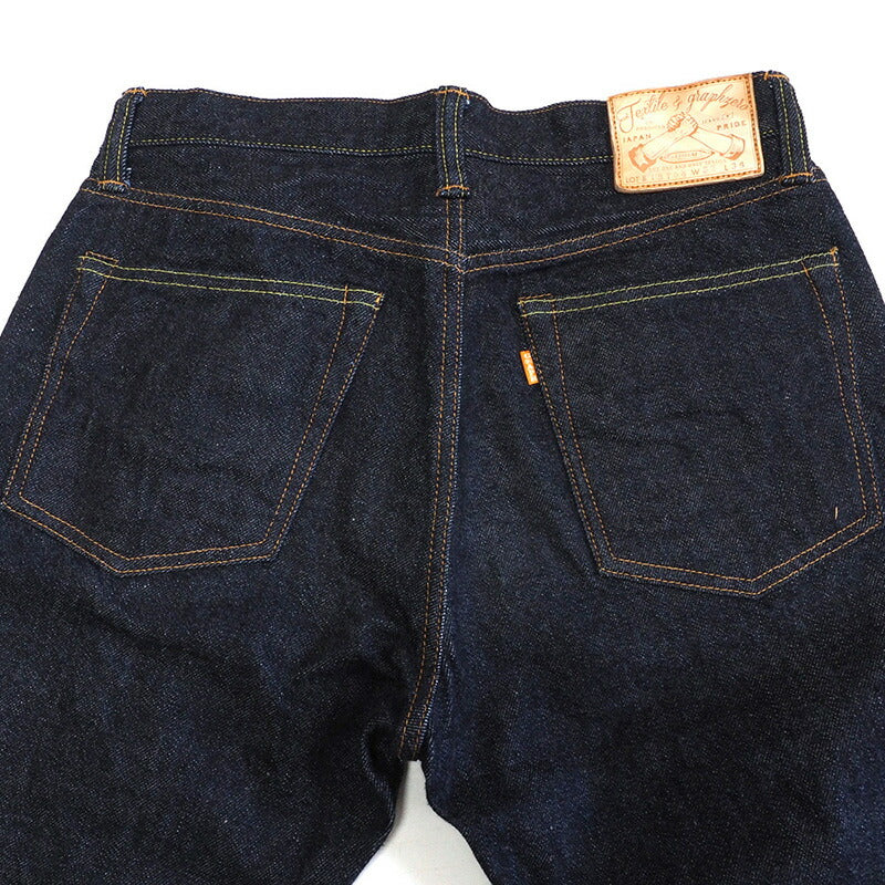 graphzero（グラフゼロ） 16オンスセルビッチ 右綾ボタンフライ ストレートジーンズ ワンウォッシュ [GZ-16ST-01-BT-R]