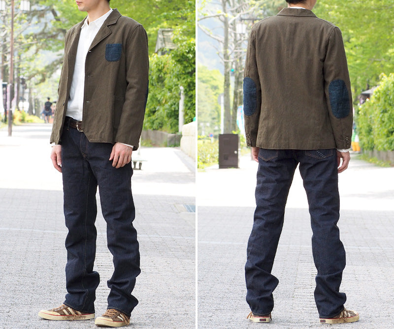 【男女サイズあり】graphzero（グラフゼロ） 16オンスセルビッチ 裏ヒッコリーストレートジーンズ ワンウォッシュ メンズ・レディース [GZ-16ST-01-HC-OW]