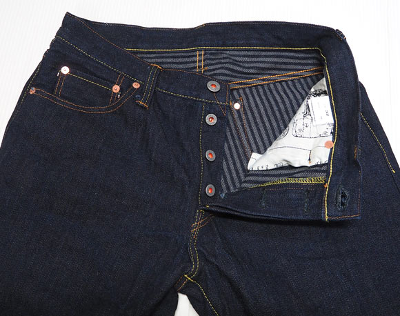 【男女サイズあり】graphzero（グラフゼロ） 16オンスセルビッチ 裏ヒッコリーストレートジーンズ ワンウォッシュ メンズ・レディース [GZ-16ST-01-HC-OW]