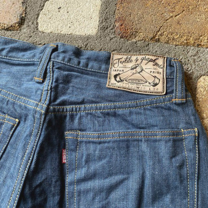 graphzero Japanese Cotton 13oz Organic Cotton Slim Straight Jeans