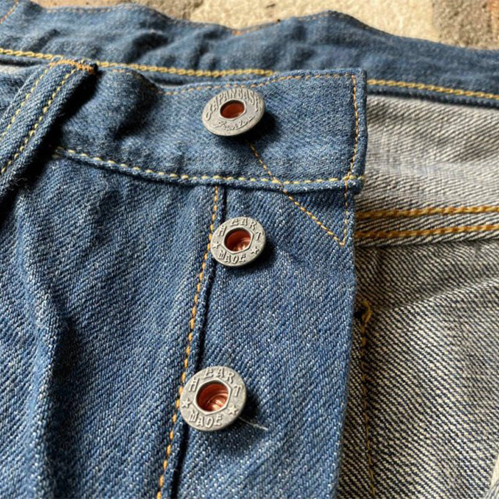 graphzero Japanese Cotton 13oz Organic Cotton Slim Straight Jeans