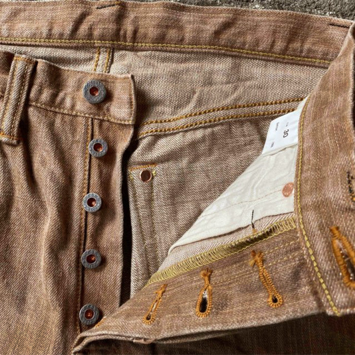 graphzero x Japan Cotton Cloth 13oz organic cotton slim straight