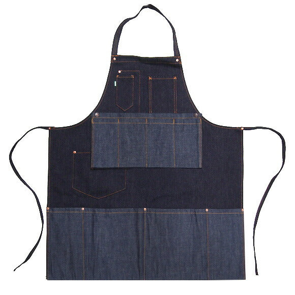 [Limited Stock] graphzero 16oz Denim One Wash Gardening Apron [GZ-24EP] 