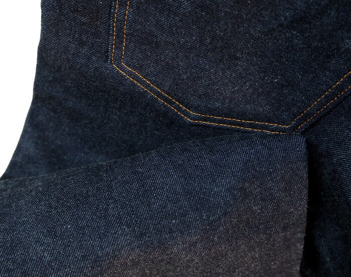 graphzero 2Way Vertical and Horizontal Stretch 12oz Selvedge Denim Slim Fit Jeans One Wash Ladies [GZ-2W12D-LADIES] 