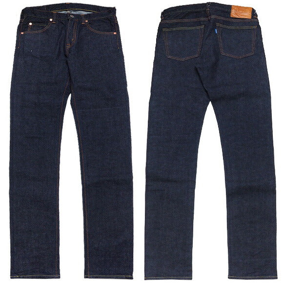 graphzero 2Way Vertical and Horizo​​ntal Stretch 12oz Selvedge Denim Slim Fit Jeans One Wash Ladies [GZ-2W12D-LADIES] 
